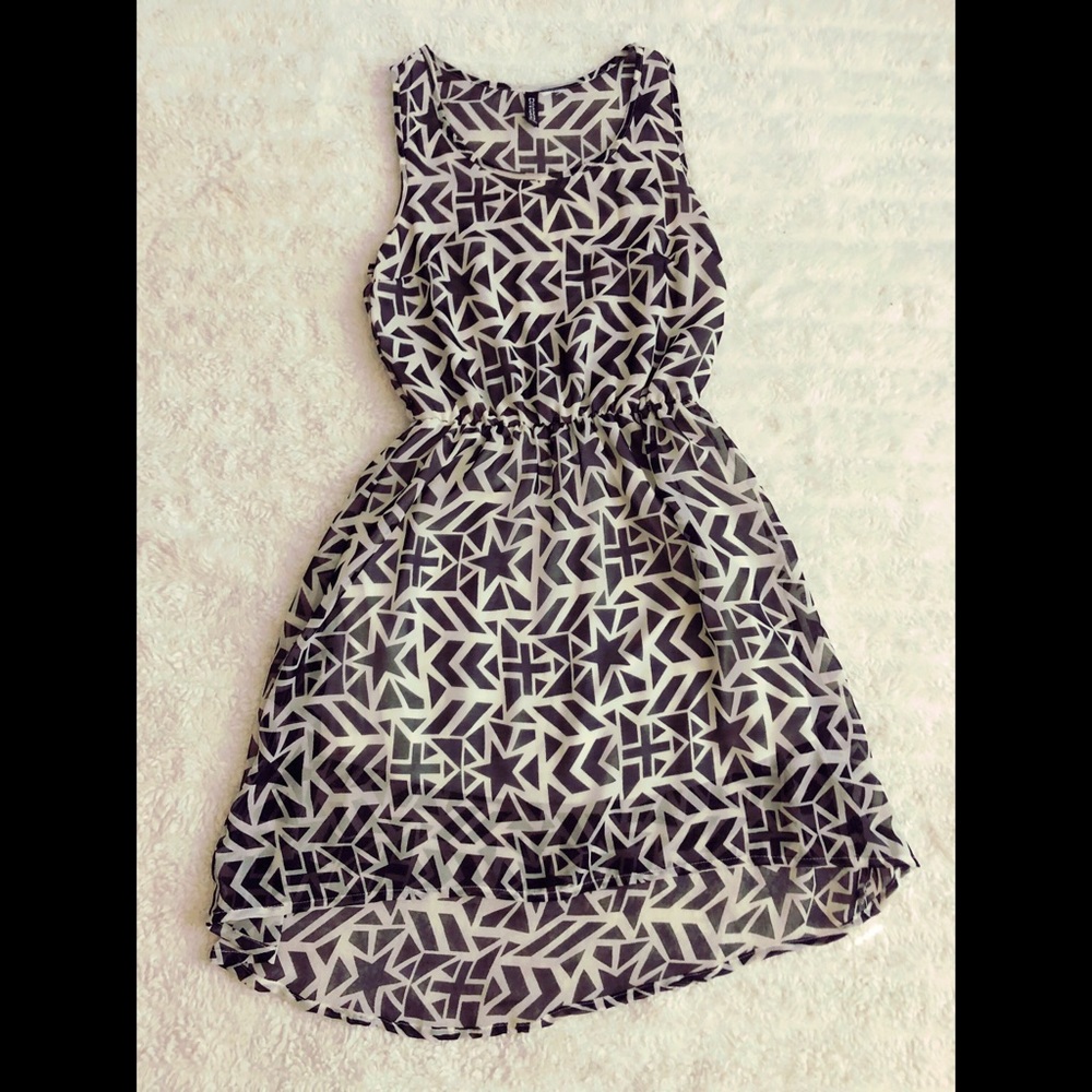 Black and White Dress